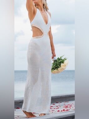 12th Tribe Cut Out Maxi Dress